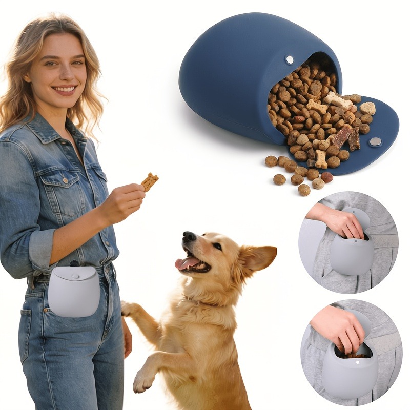 Cycling Commuter Bag - 1 adet taşınabilir silikon köpek aperatif
